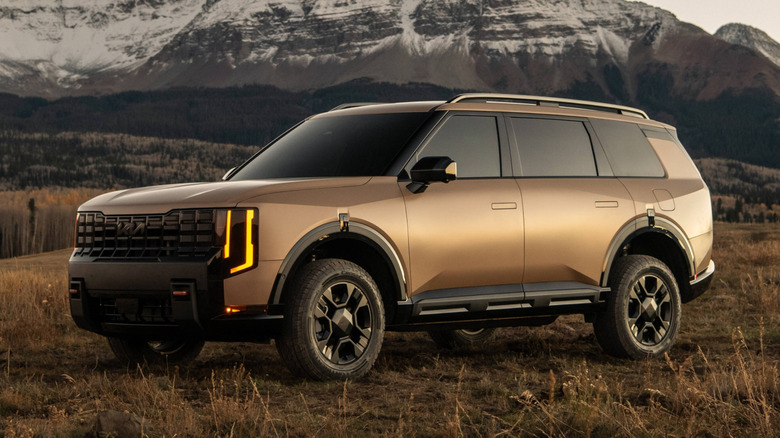 Kia Telluride in the mountains
