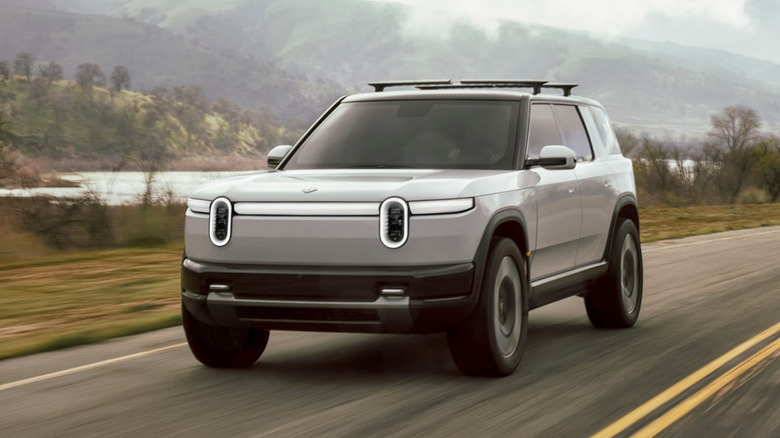 Rivian R2 on the road