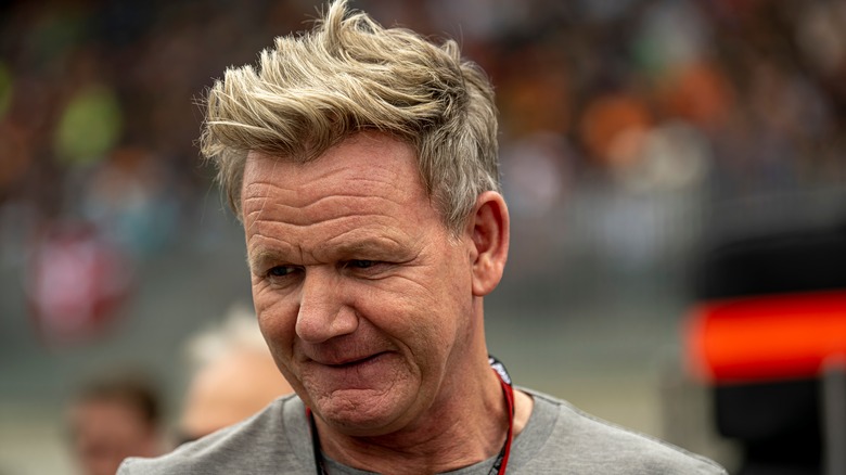 Gordon Ramsay at a Formula One event