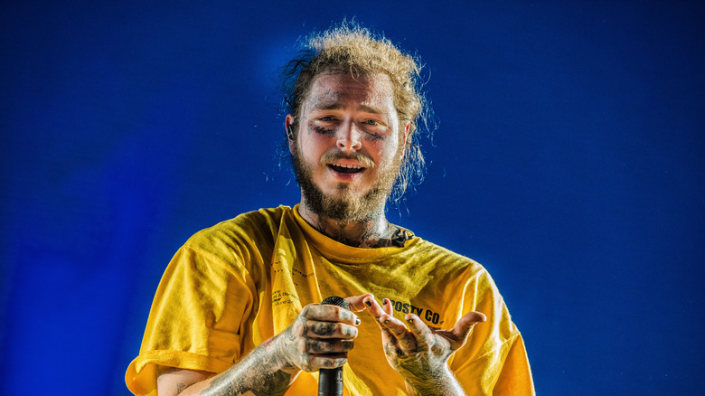Post Malone on stage