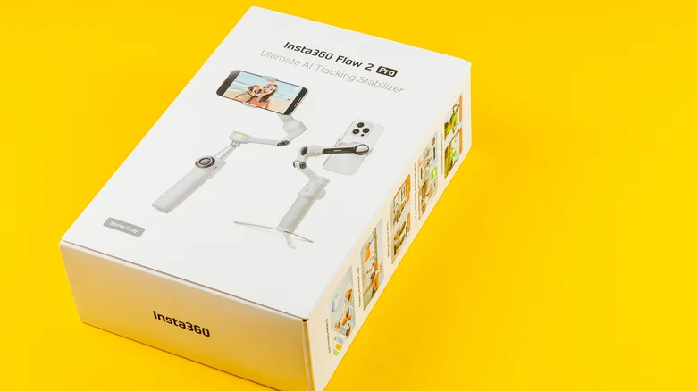An insta360 gimbal box packaging