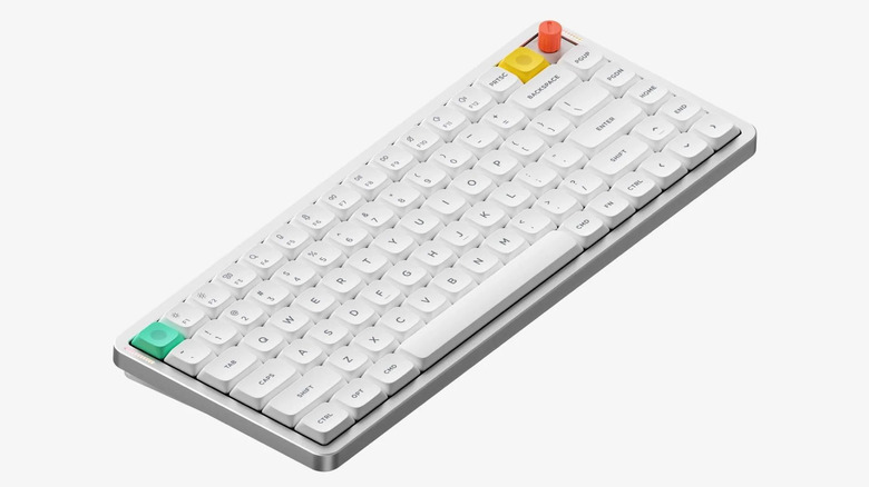 NuPhy keyboard on a plain background