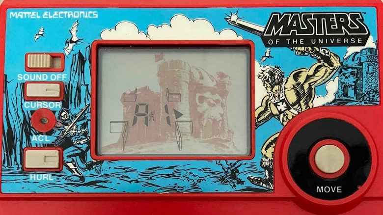 The Mattel Electronics Masters of the Universe handheld LCD game