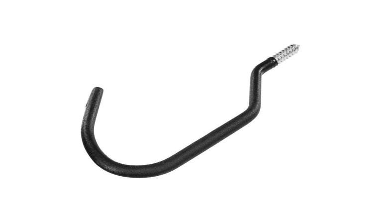 Stock image of a black C hook