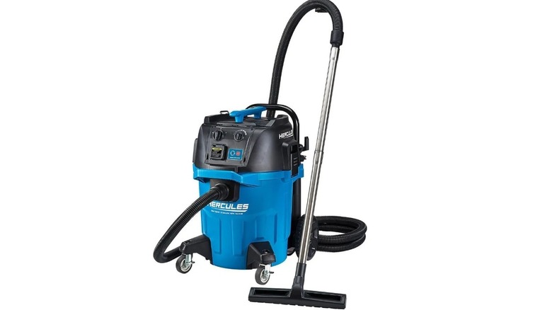 Stock photo of an upright dust extractor