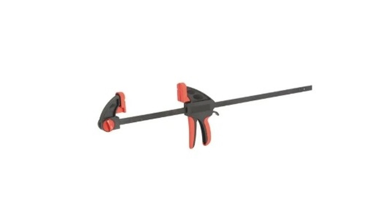 Stock photo of a ratcheting clamp bar