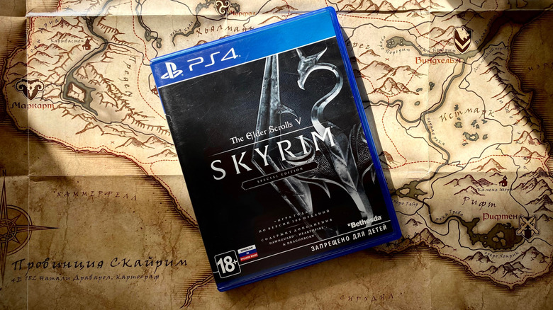 Skyrim and map