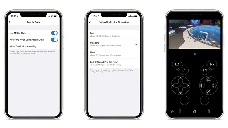 PS5 Remote Play on an iPhone