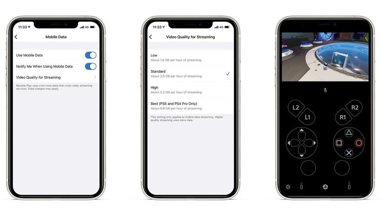 PS5 Remote Play on an iPhone