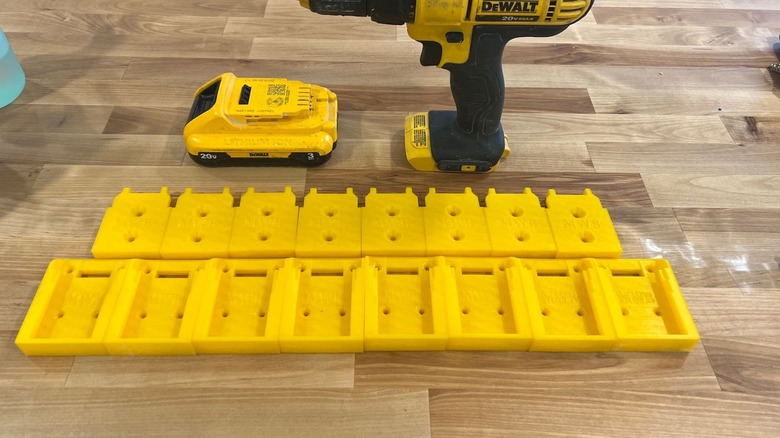 8 Mounts for 20V/60V DeWalt Tools and Batteries