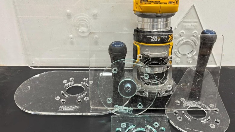 Router Base Plates for DeWalt Compact Routers