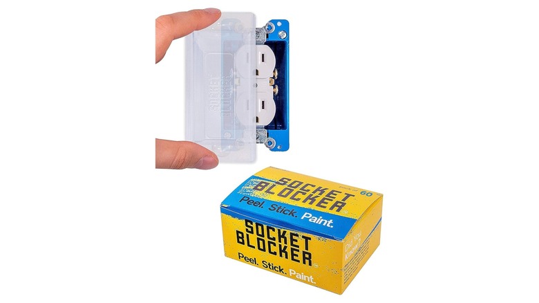 Socket Blocker Outlet Cover for Drywall and Painting