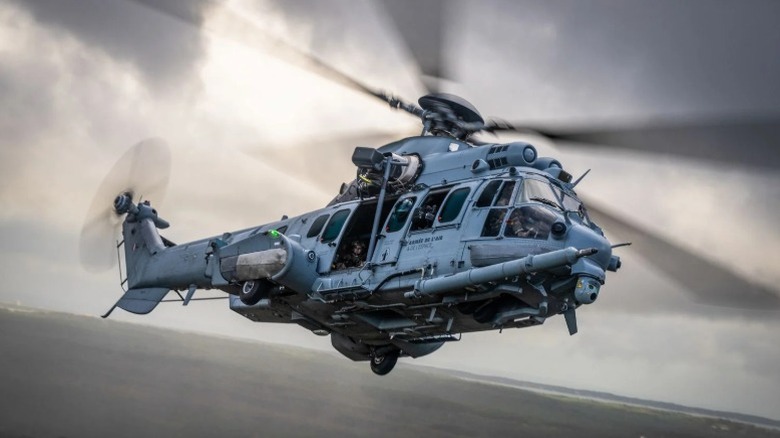 The Airbus H225M Caracal in flight