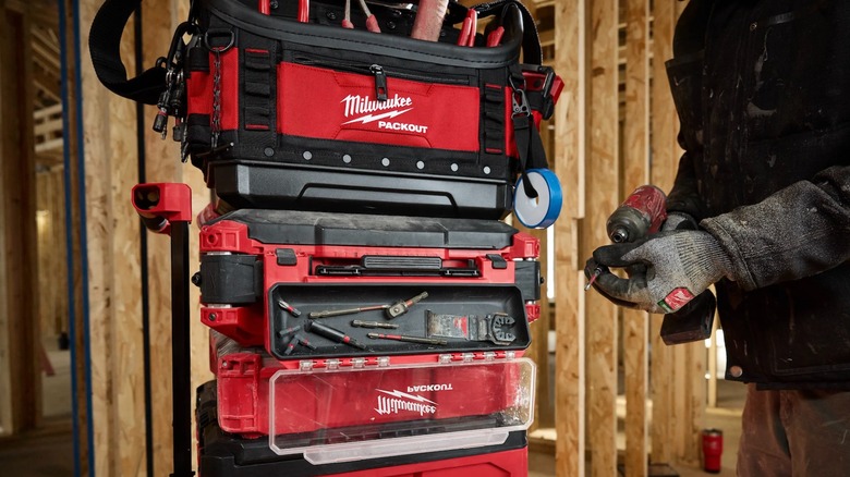 Milwaukee Packout Magnetic Bin Attachment