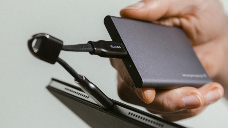 The Nomad ChargeKey V2 in action.