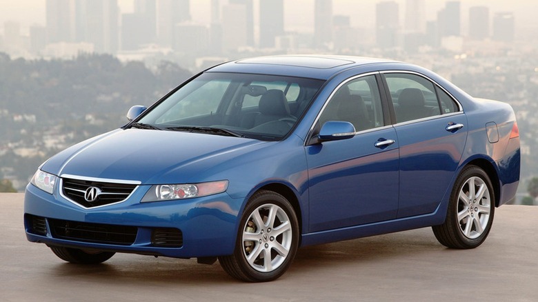 2004 Acura TSX Blue