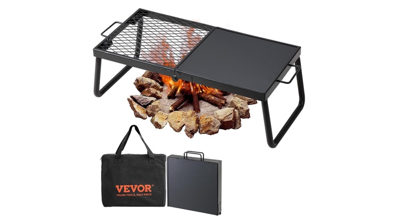 22.4-Inch Portable Folding Campfire Grill