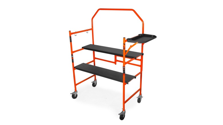 WEN 4-Foot Foldable Rolling Scaffolding