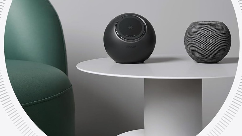 Photo of MagGo charging station illustrating the device's size