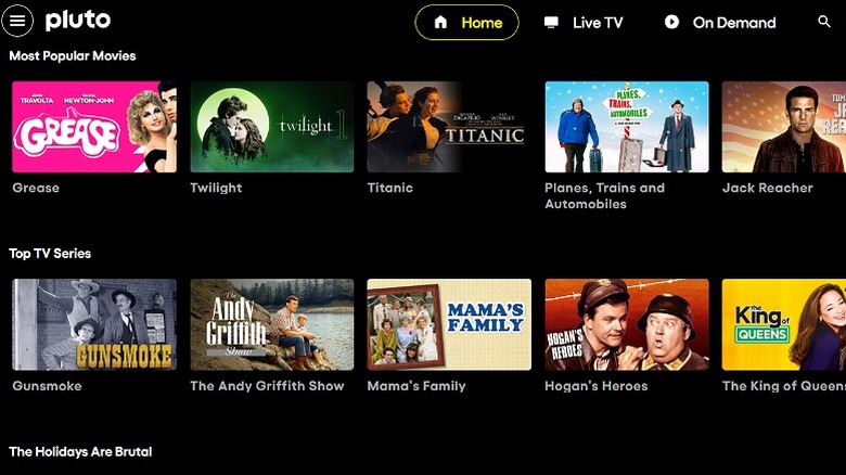 List of most popular movies and series on Pluto