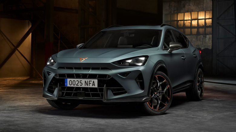 Cupra Formentor VZ5 in a warehouse