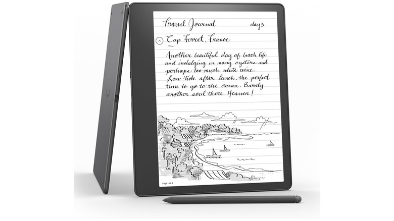 Kindle Scribe on white background