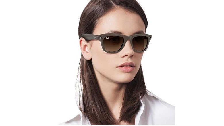 Person wearing Ray-Ban Stories