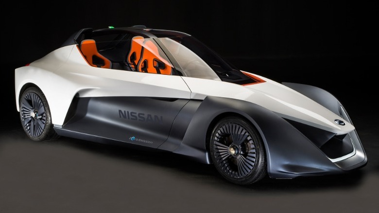 Nissan BladeGlider studio shot against a black background