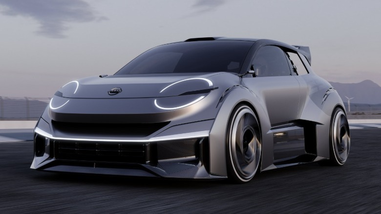 Nissan Concept 20-23 on track