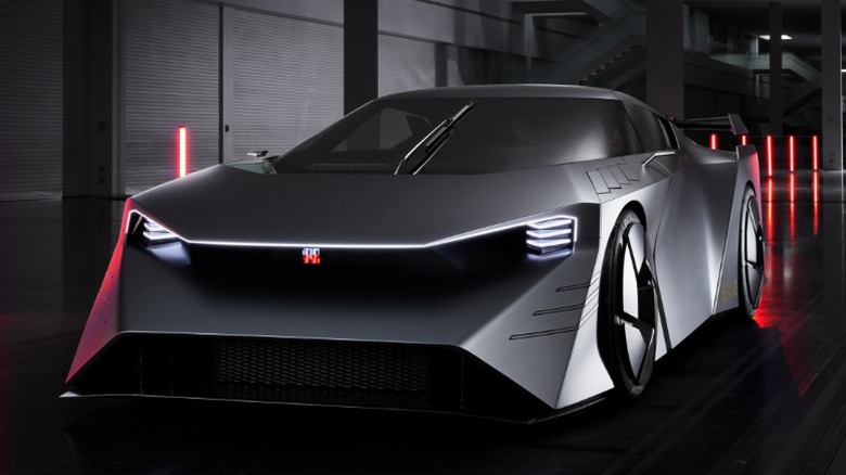 Rendering of the Nissan Hyper Force concept in motion
