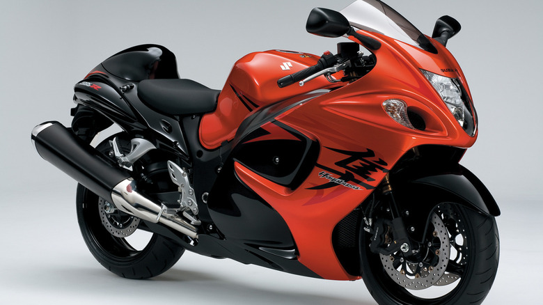 2008 Suzuki GSX‑1300R Hayabusa on display