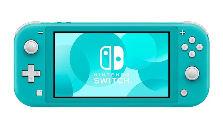 Turquoise Nintendo Switch Lite console