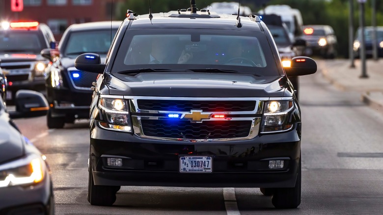 a Chevrolet Suburban used by the U.S. Secret Service.