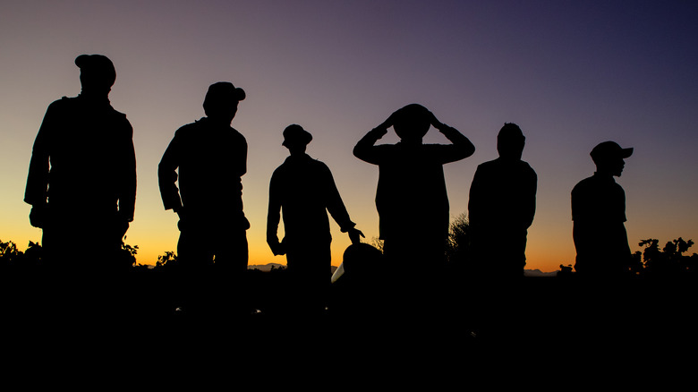 silhouette photography