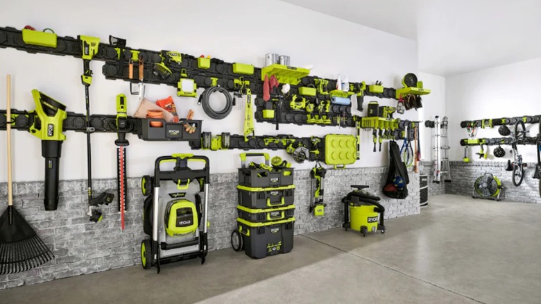 a wall full of Link storage solutions