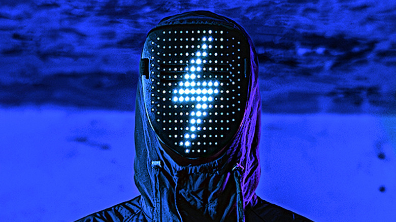 One of the many designs on the Depointer Life LED Mask.