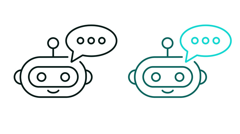 digital assistant illustrated icons