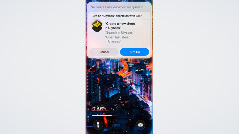 Using Siri to control Ulysses via shortcuts