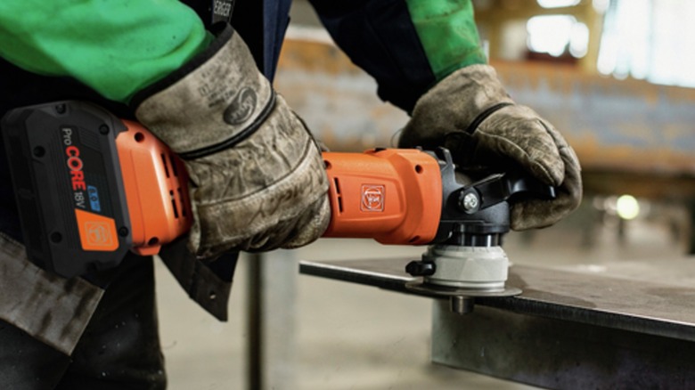 prepping metal surface with Fein tool