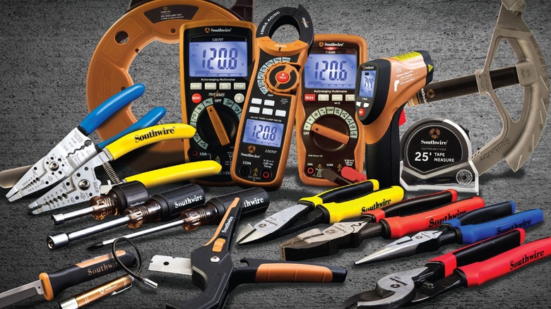 a collection of Southwire tools