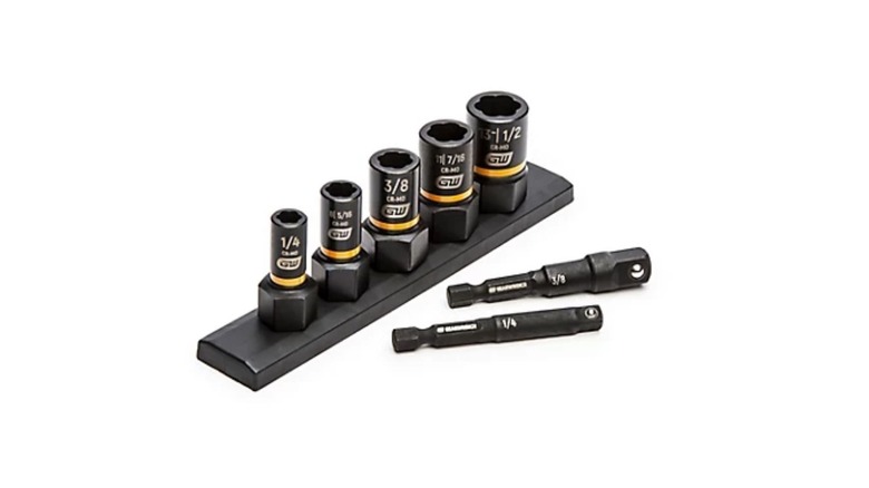 A GEARWRENCH SAE Bolt Biter extraction socket set (7 pieces)