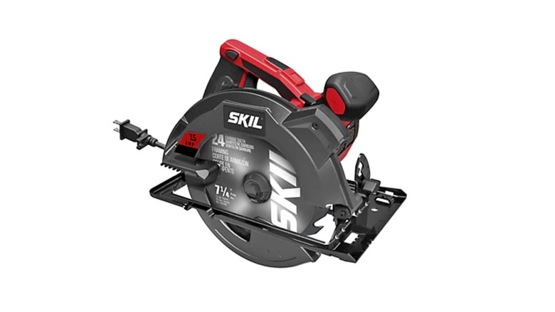 A SKIL 7-1/4 in. Circular Saw with laser