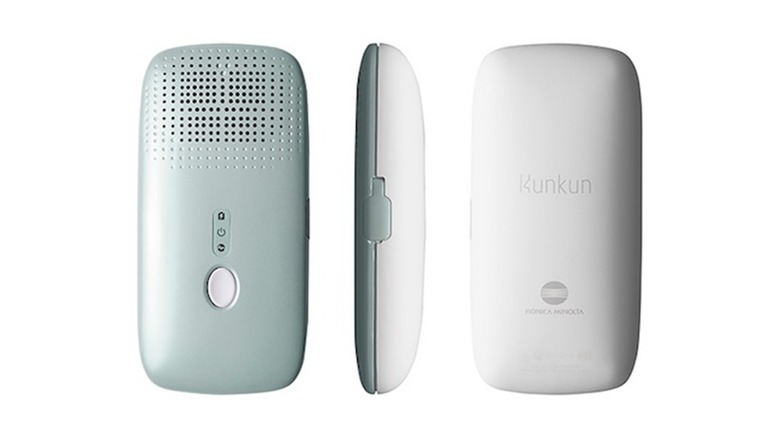 The Konica Minolta Kunkun Body Odor Checker showing all sides