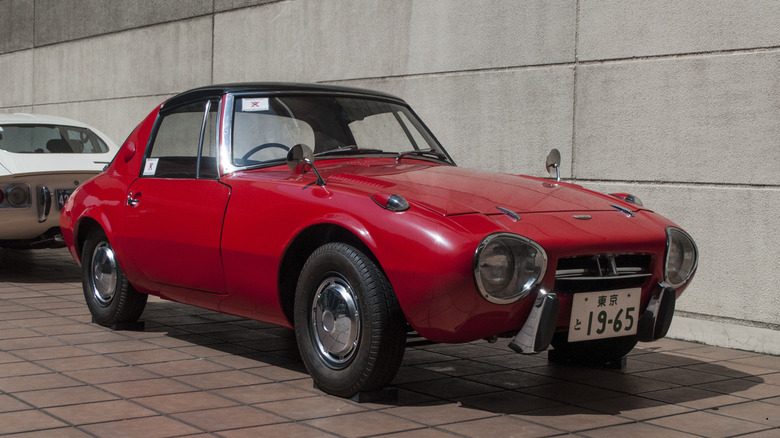 Toyota Sports 800 at a museum