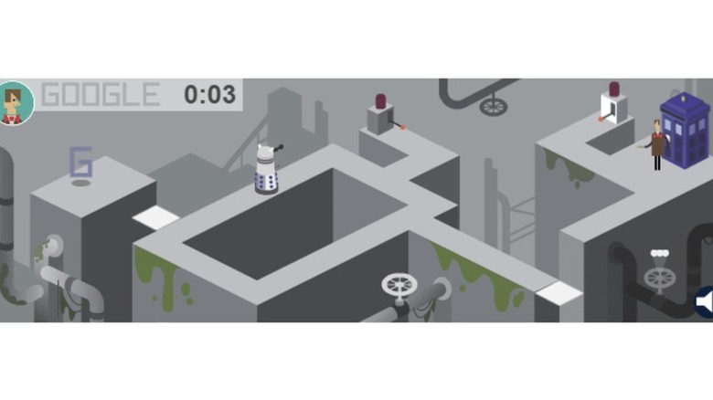 Doctor Who game on Google