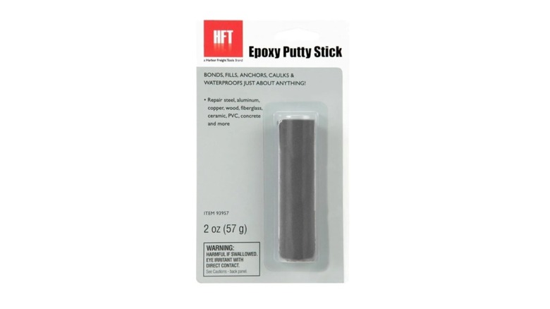 Product package of an epoxy putty stick