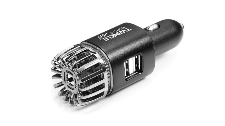 Car ionizer on white background