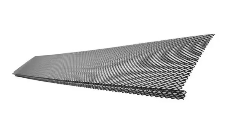 Amerimax Home Products Lock-In Metal Mesh Gutter Guard on display