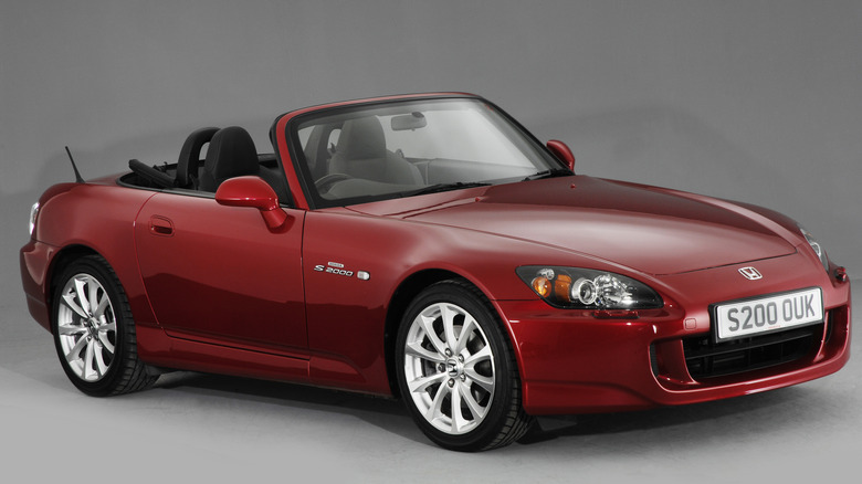 Honda S2000 in red