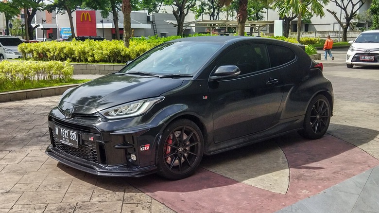 Toyota GR Yaris on the street